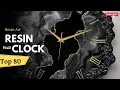 Stunning DIY Resin Wall Clock Designs You Can Make at Home l Resin Art l Resin Wall Clock l