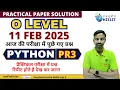 11 FEB Practical Paper Solution Python Programming PR3 M1-R5 1 O Level Practical JAN 2025
