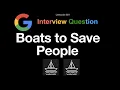 Leetcode 881 Boats to Save People