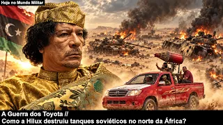 A Guerra dos Toyota – Como a Hilux destruiu tanques soviéticos no norte da África?