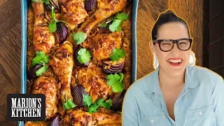 one pan chicken u0026 rice traybake dinner marions kitchen