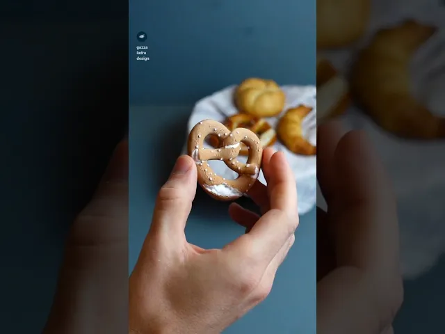 Pastry fridge magnets: Croissant, Pretzel and Roll video thumbnail