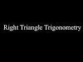 Lesson 13 1 Part 1 Right Triangle Trigonometry