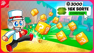 COMPREI 16X SORTE E CHUTEI 10 LUCKY BLOOCKS DE UMA SÓ VEZ