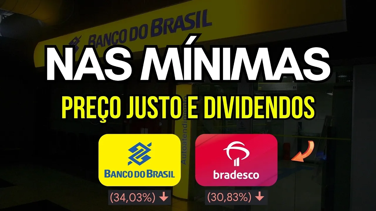 Vai Cair Mais? Que preço pagar em Banco do Brasil (bbas3) e Bradesco (bbdc4)? E os Dividendos?