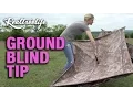 How to pop up a ground blind