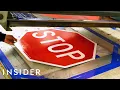 How NYC s Stop Signs Are Made The Making Of