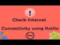 Check Internet Connection in Android Using Kotlin How check internet connection in android