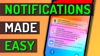 How To Use Notifications On IPhone PROPERLY 