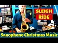 Lagu Sleigh Ride - Sax Cover - Christmas Saxophone Music \u0026 Custom Backing Track