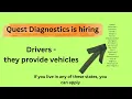 Quest Diagnostics is hiring Medical Couriers