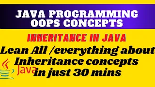 Learn Inheritance concept Java completely Inheritance Concept in Java Tutorials