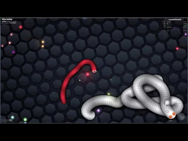 slither.io gameplay