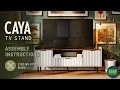 BAM Caya TV Stand - Assembly Instructions