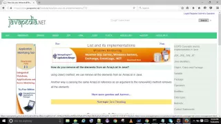 How do you remove all the elements from an ArrayList in Java javapedia net
