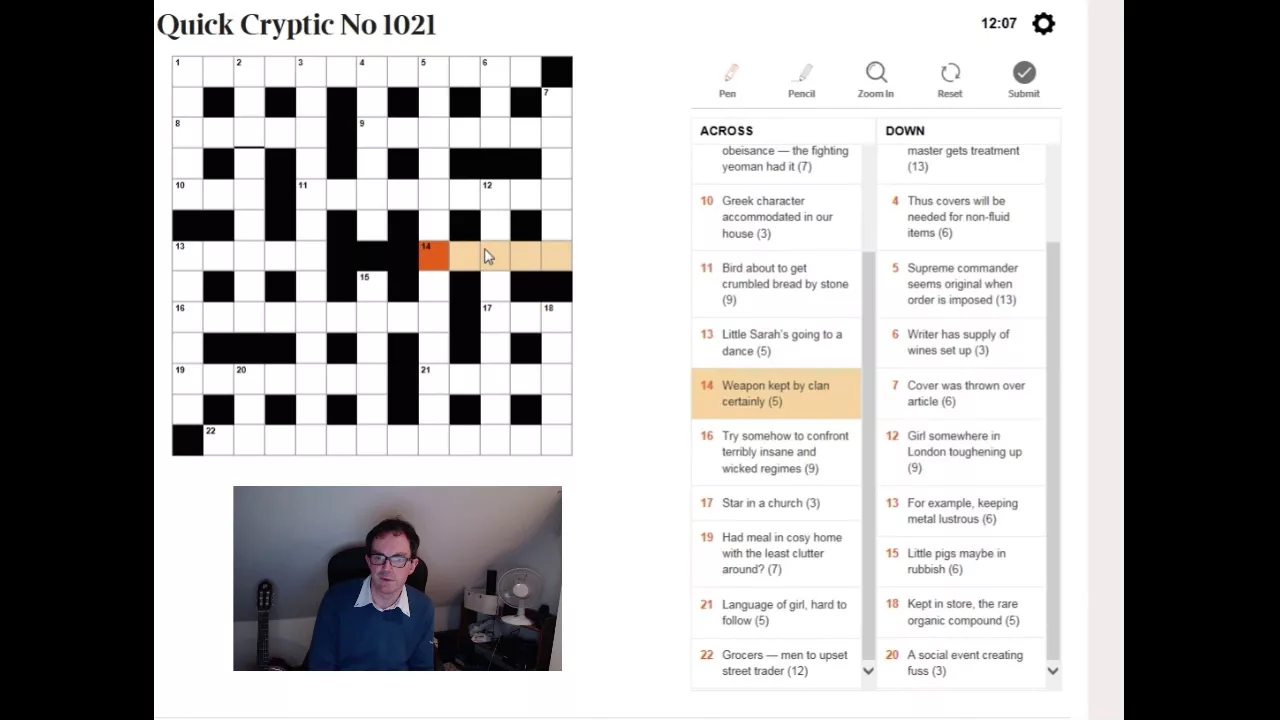 How to solve cryptic crosswords:  A beginner's guide