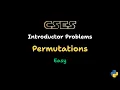 Permutations - CSES Problem Sheet Solution Introductory Problems