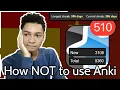 I used Anki wrong for a year language learning