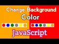 Change Body Background Color Using Color Box - JavaScript