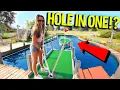 Insane ONE IN A MILLION Mini Golf Hole In One Hole
