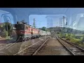 Locomotive ASEA ŽRS class 441 - driving the train - train driver view [4K]