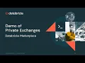 Databricks Marketplace How Private Exchanges work