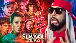 stranger things dubladores vs mussa batalha de rap