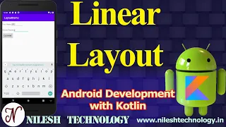 Android Layout Linear Layout with Kotlin