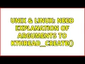 Unix Linux Need explanation of arguments to kthread - create