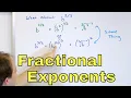 01 - Simplify Rational Exponents Fractional Exponents Powers Radicals