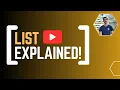 CT Week 5 - List Explained List Example Operations Pseudocode IIT Madras Online Degree