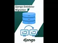 Django Database Migration - Python Web Development