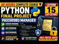 Python Final Project Lecture 15 Password Manager Complete Python Course for Beginners