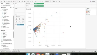 Tableau Tutorial - Scatter Plots