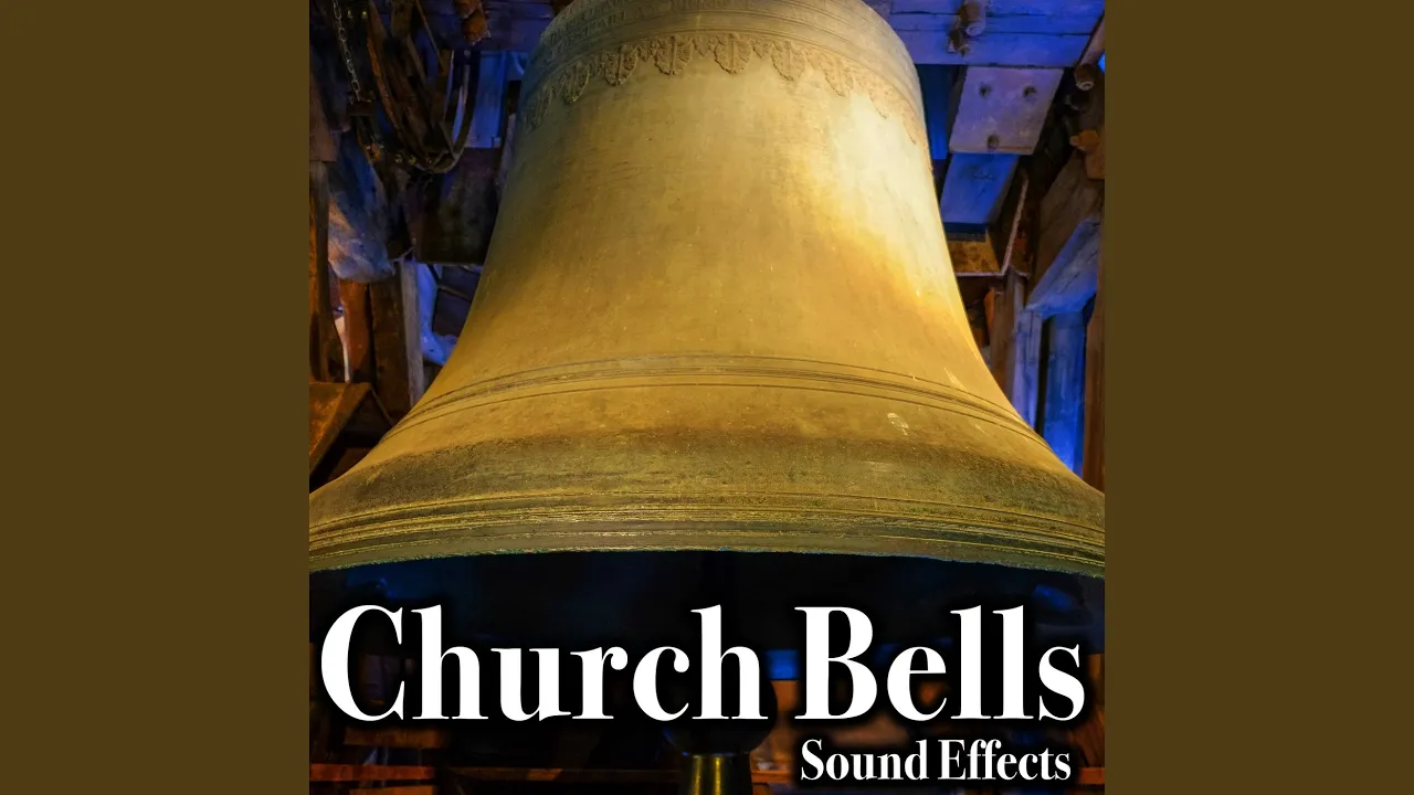 Church Tower Clock Bell Strikes 12 O'clock Church Tower Clock Bell Strikes 12 O'clock