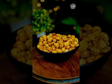 ♨️✨ Healthy snack recipe 💢| spicy makhana recipe #snacks #makhana #shorts