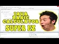JAVA TUTORIAL BASIC CALCULATOR