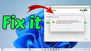 The Installer Has Encountered an Unexpected Error Installing This Package 2503 Windows