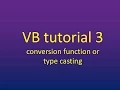 Type casting or conversion function in vb 2010