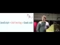 Damian Nicholson Writing testable maintainable scalable rock solid JavaScript