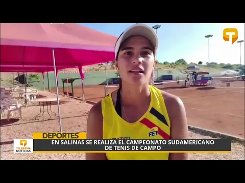 En Salinas se realiza el campeonato Sudamericano de tenis de campo