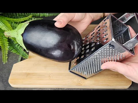 Just grate 1 eggplant?! No one knows this amazing recipe! Easy and cheap!