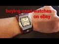 Fossil used watch I bought on ebay