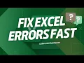 Excel Error Checking N4 Fix Errors Step-by-Step