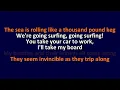 Weezer - Surf Wax America - Karaoke Instrumental Lyrics - ObsKure
