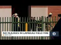 No injuries in Lambeau Field fire