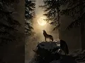 Download Lagu Wolf Howling at the Moon 🐺 | Geceyi Selamlayan Kurt #animalshorts  #wolf