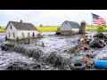 Colorado Struck by Major Flash Flooding Roads Turn To Rivers Mud Debris Block Streets in Beulah