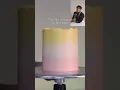Make this ombre effect with 0 efforts in your next cake design
