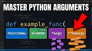 Python Function Arguments Explained Default Keyword args kwargs